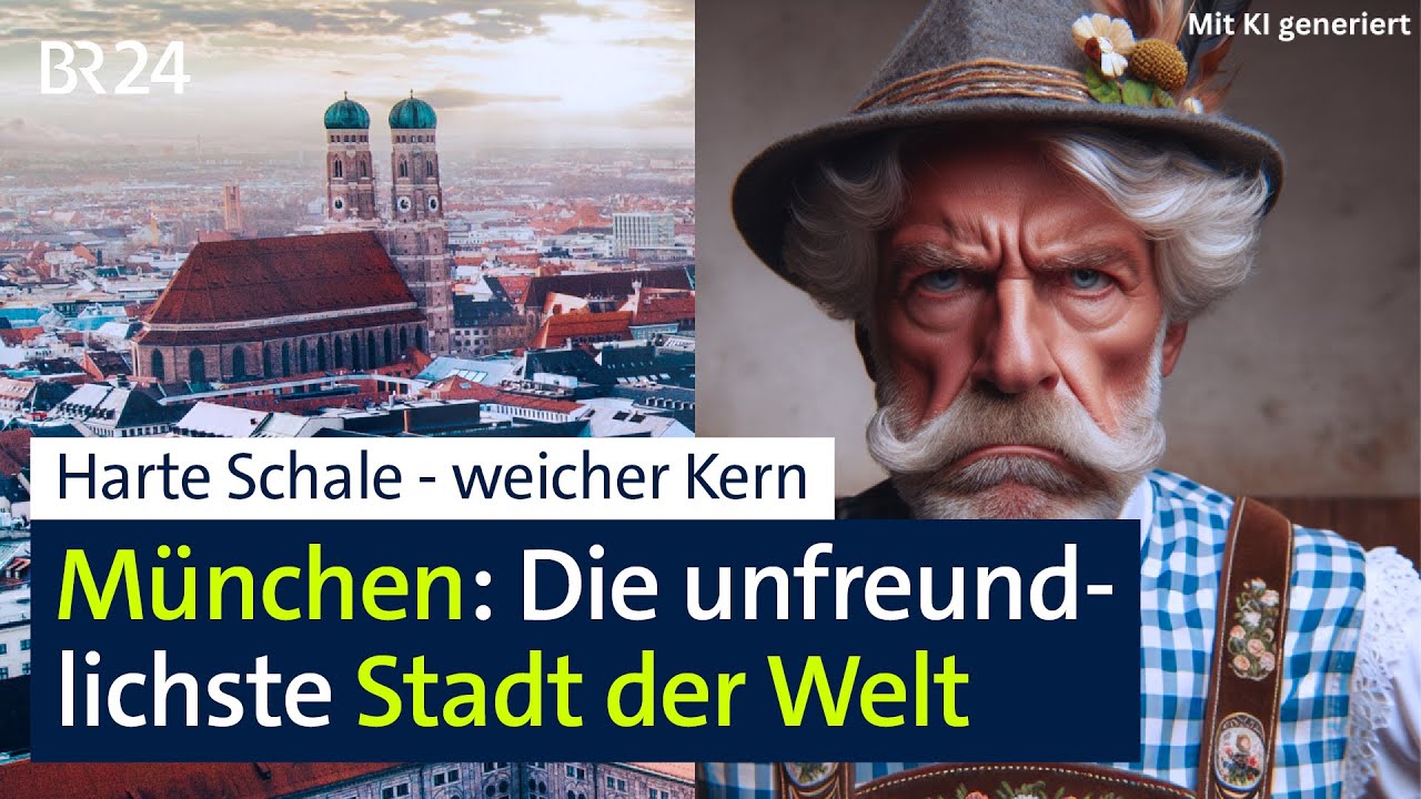 Die Landeshauptstadt München wurde zur unfreundlichsten Stadt der Welt gewählt | Abendschau | BR24