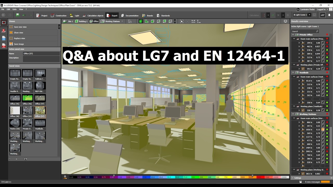 Вопросы о LG7 и EN 12464