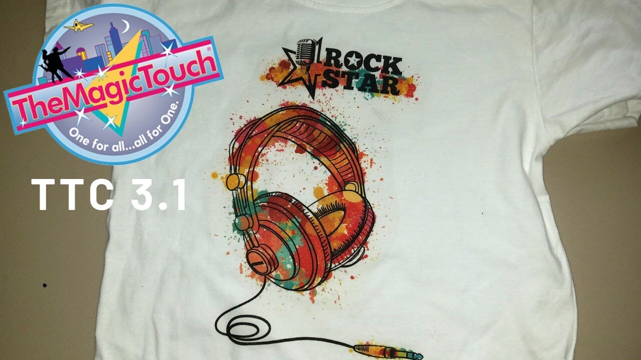 Sablon kaos dengan Transfer Paper Laser THE MAGIC TOUCH TTC 3.1