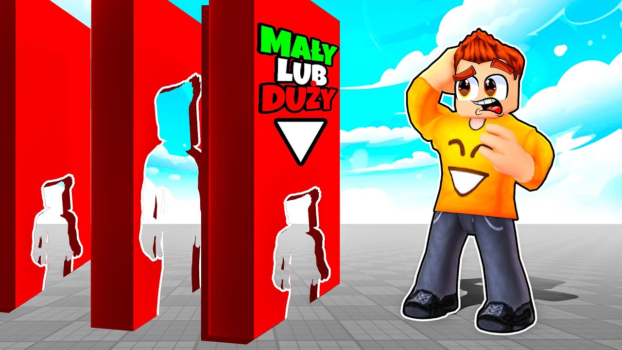 ROBLOX ale MUSZĘ ZMIENIAĆ WIELKOŚĆ! (Easy Grow Obby)