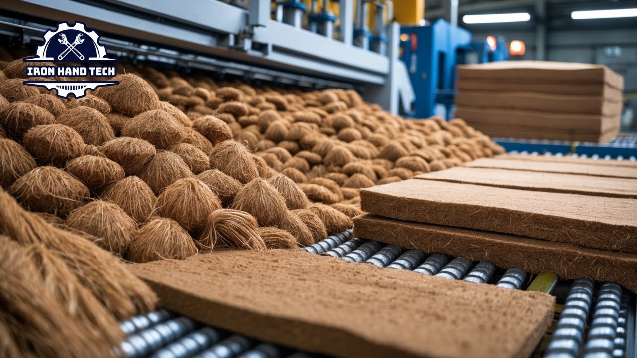 From Waste to Resurces: Process of Recycling Coconut into Mattresses