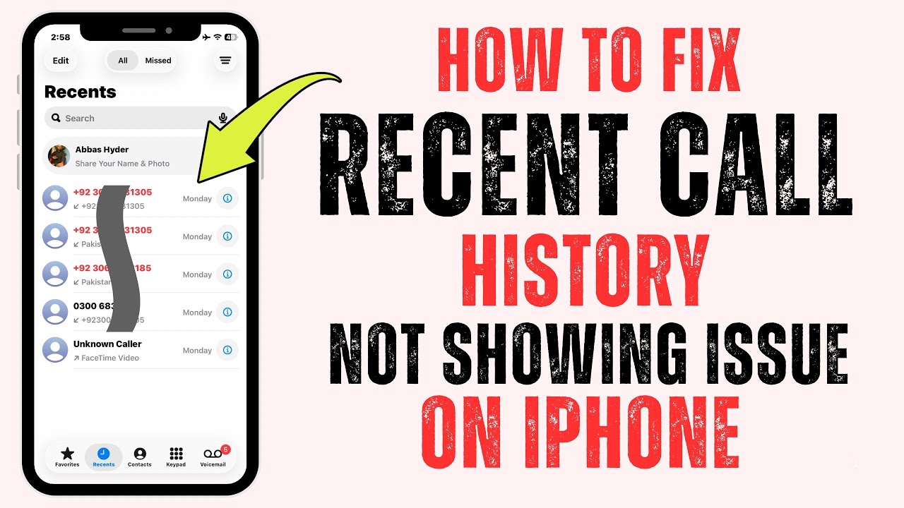 Проблема с отображением истории последних звонков на iPhone решена! (2026)