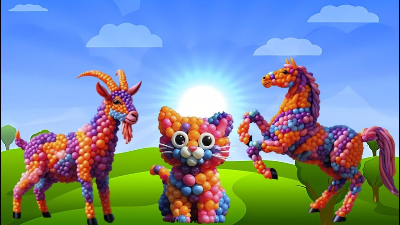🎯 From Balloons to Real Animals! 😲✨ #AITransformation #MagicCreatures #BalloonAnimals