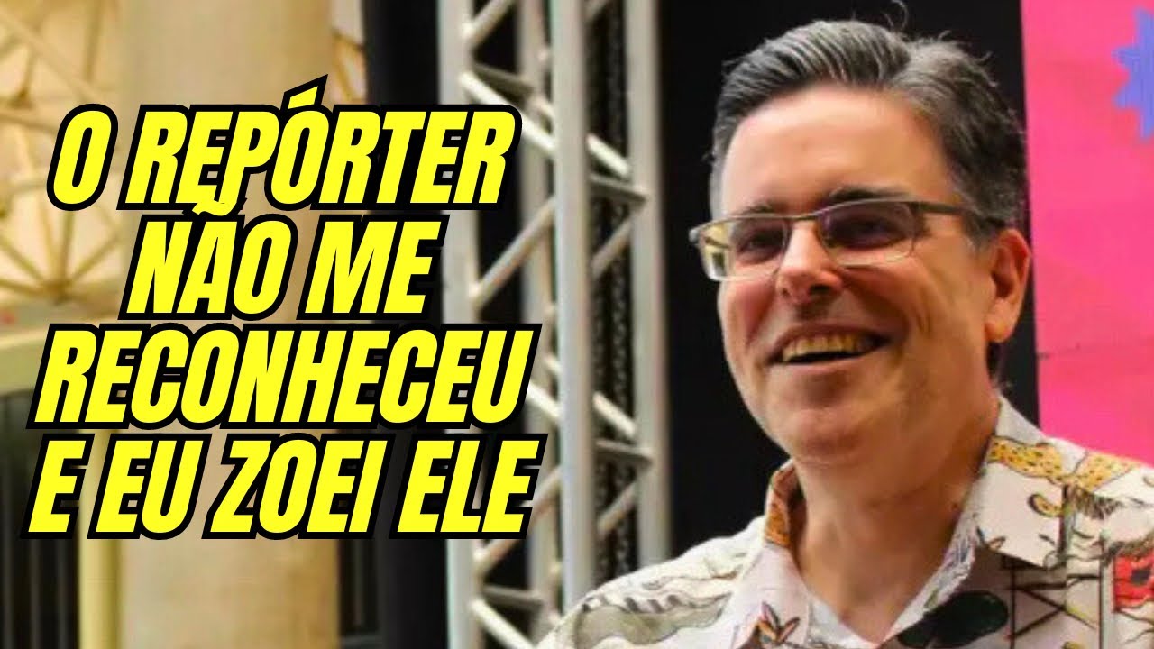 DUBLADOR GUILHERME BRIGGS LEMBRA DIA EM QUE O REPÓRTER NÃO O RECONHECEU AO VIVO NA GLOBO!