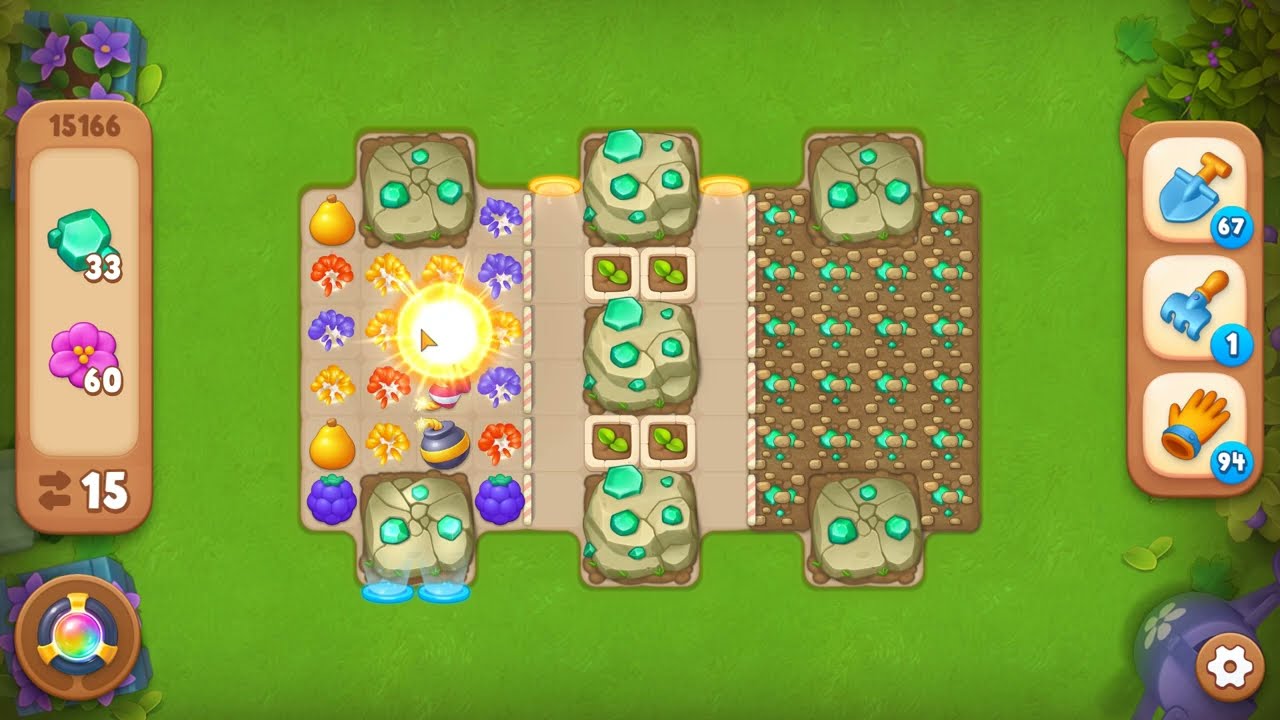 Gardenscapes Level 15166 No Boosters
