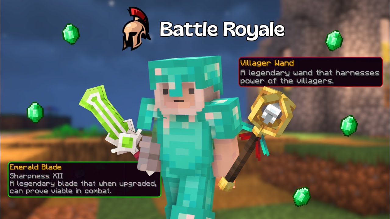 villager wand + sharpness 12 dominates hoplite battle royale