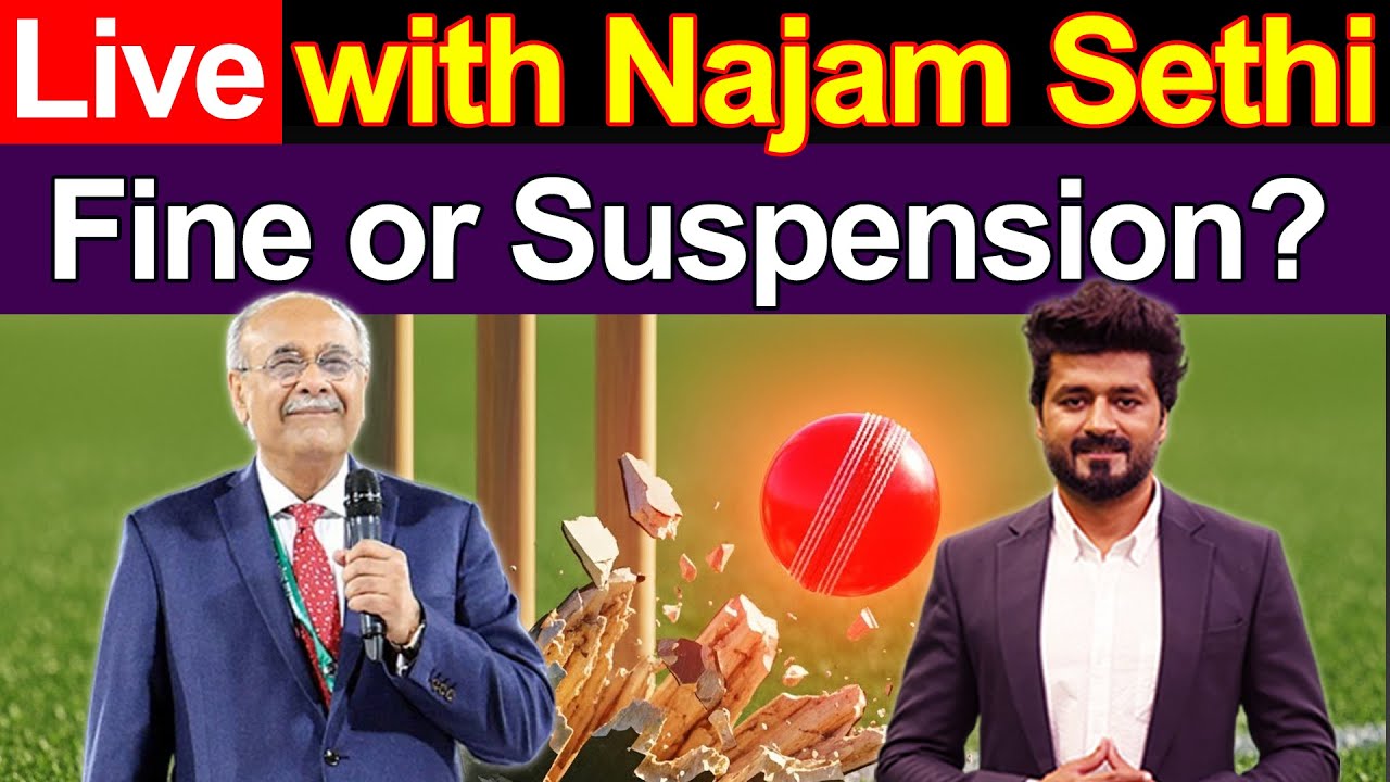 Pakistan Refuses to Play India – ICC Billions at Risk! Ban or Fine Coming? | LIVE with Najam Sethi 📱