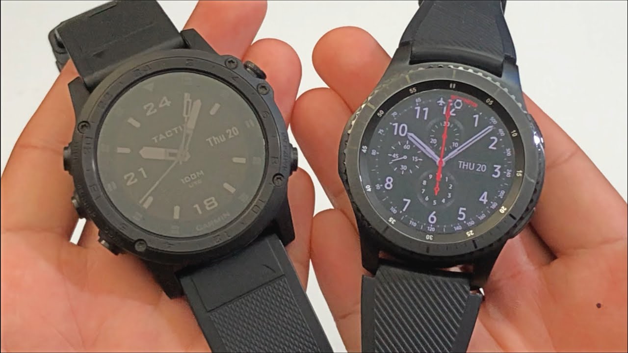 Garmin Tactix Charlie VS Samsung Gear S3 Frontier