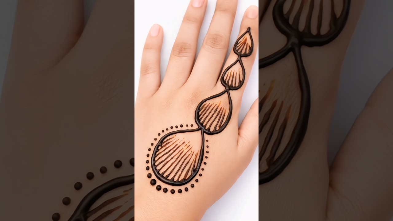 Quick Ramzan Mehndi Design #mehndi #henna #letestmehndi #mehndidesign