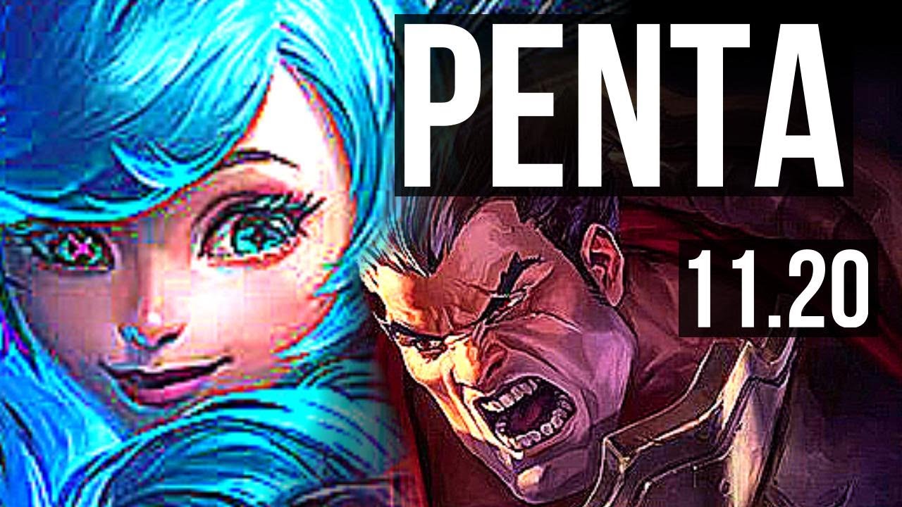 GWEN vs DARIUS (TOP) | Penta, 9 solo kills, 14/1/0, Legendary | EUW Diamond | v11.20