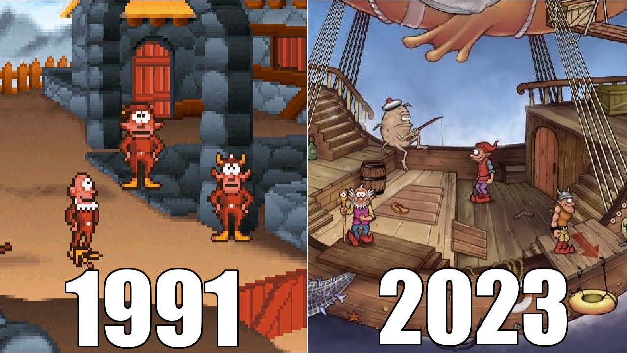 Evolution of Gobliiins Games [1991-2023]