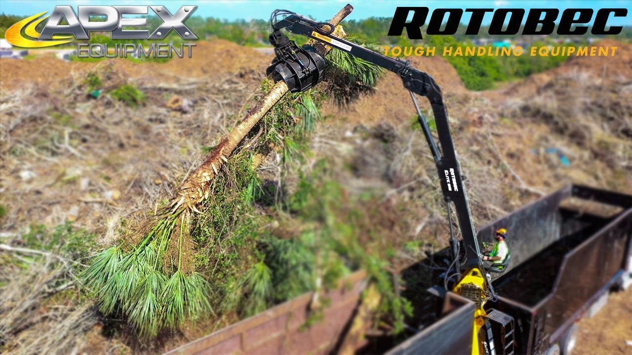 Rotobec Elite 915: Hurricane Ian Storm Clean Up with a Apex Custom Built Grapple Truck!