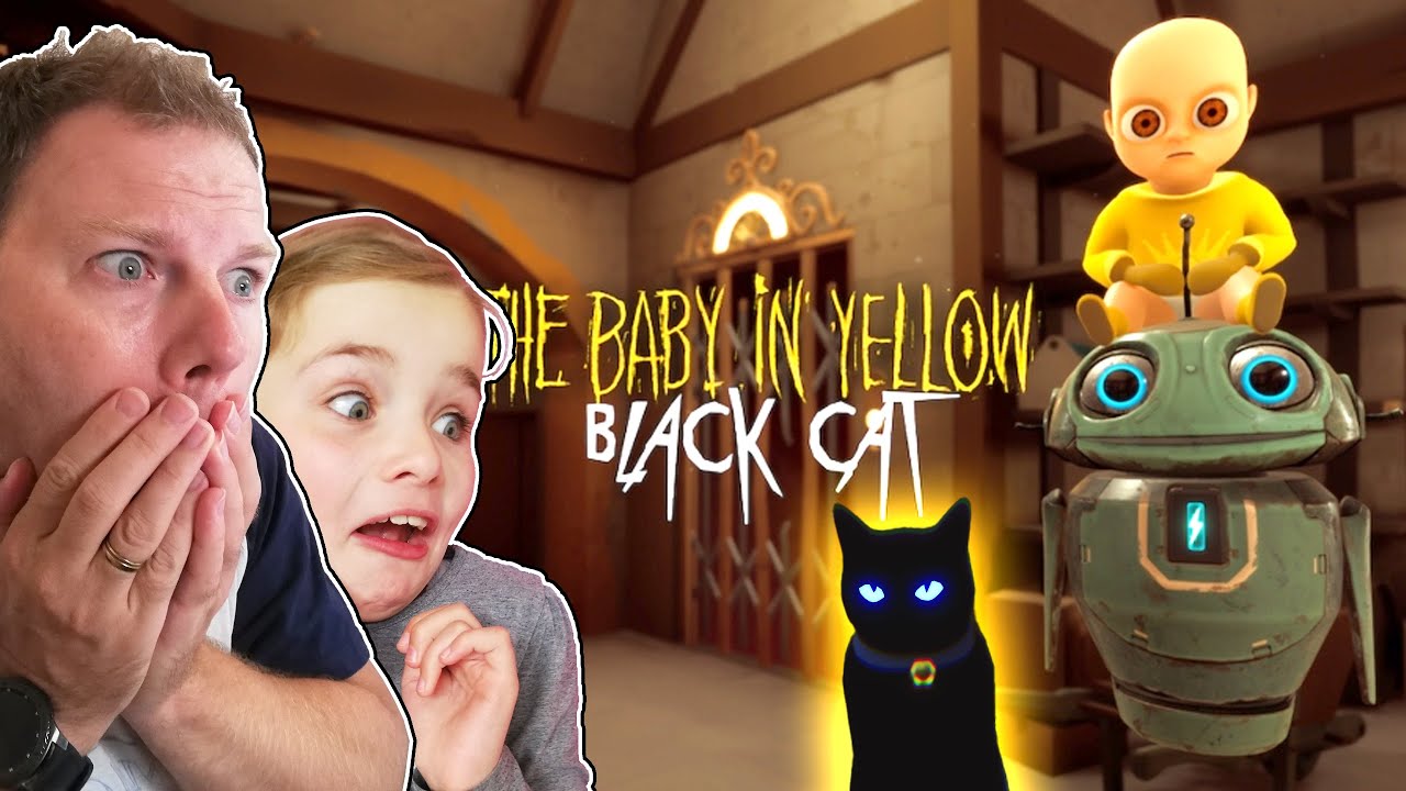Vi passede VERDENS UHYGGELIGSTE BABY... Igen! The Baby in Yellow Black Cat Update (Full Game)