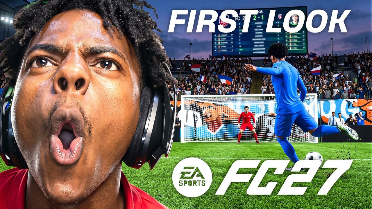 iShowSpeed ВПЕРВЫЕ играет в FC 27!