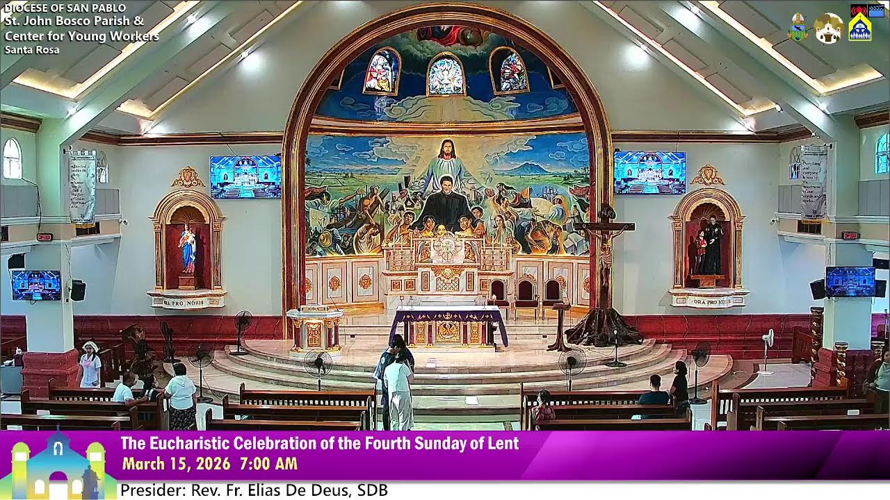 March 15 2026 7:00AM Holy Eucharistic Celebration on the 4th Sunday of Lent - Laetare Sunday