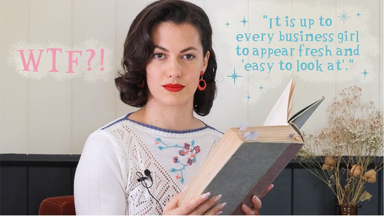 10 OUTDATED TIPS From My Grandmother's 1930s Beauty Book⎢VINTAGE TIPS & TRICKS