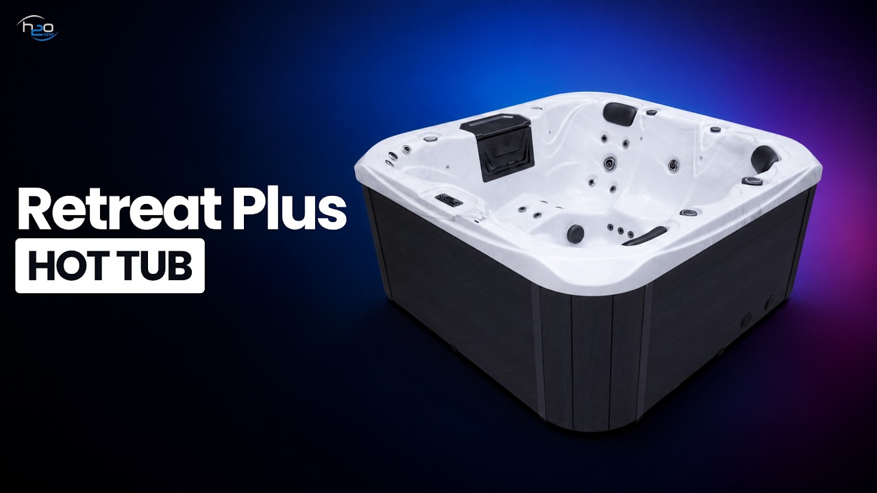 Retreat Plus - 13A Plug & Play Family Hot Tub From H2O Hot Tubs