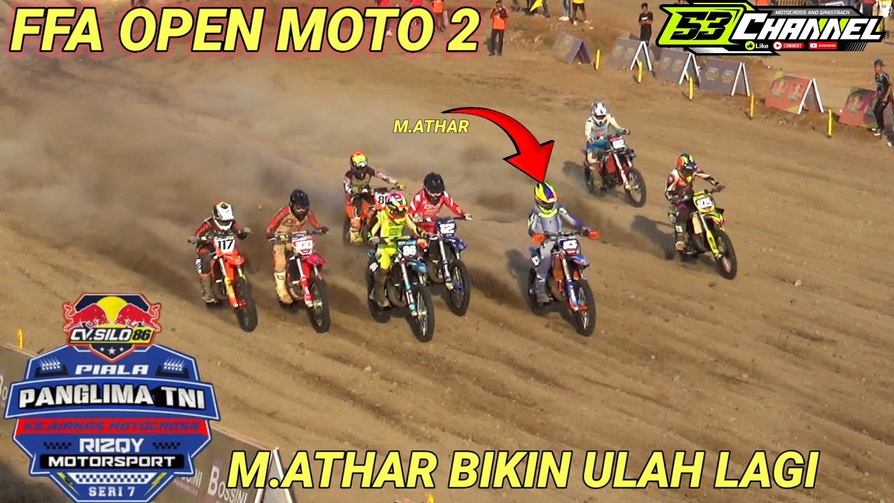 M.ATHAR ANAK AJAIB VS RIZKY HK KAYAK PEMBALAP EROPA❗FFA OPEN❗ KEJURNAS MOTOCROSS RIZQY MOTORSPORT 