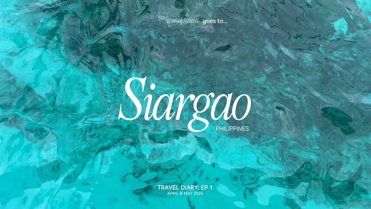 SIARGAO 2025: itinerary with budget breakdown, island hopping, sunset surf, free drone shots | ep. 1
