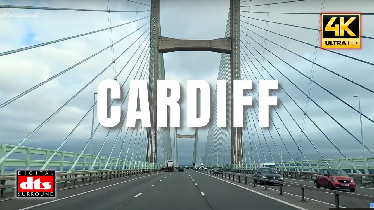 🏴󠁧󠁢󠁷󠁬󠁳󠁿 Cardiff Drive | Exploring the Welsh Capital by Car 🚘 | 4k | South Wales | UK 🇬🇧 |