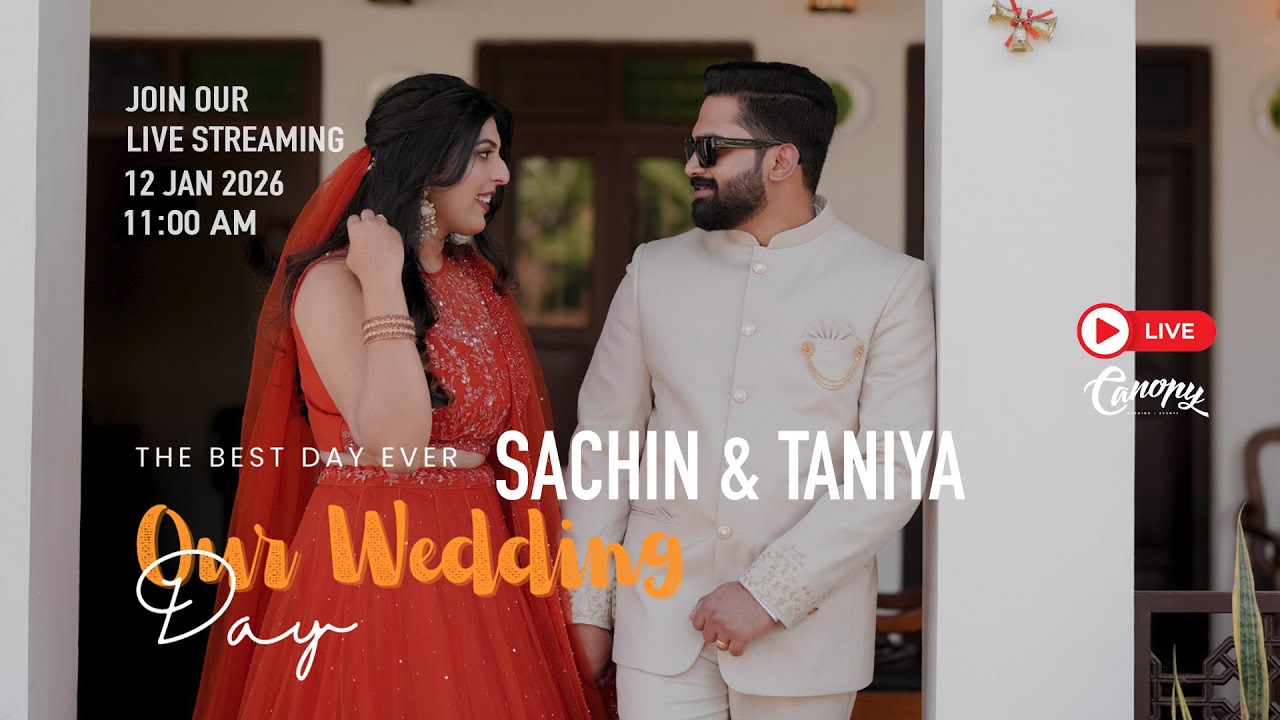 Wedding Ceremony | Sachin & Taniya | 11 AM | Monday | 12.01.2026