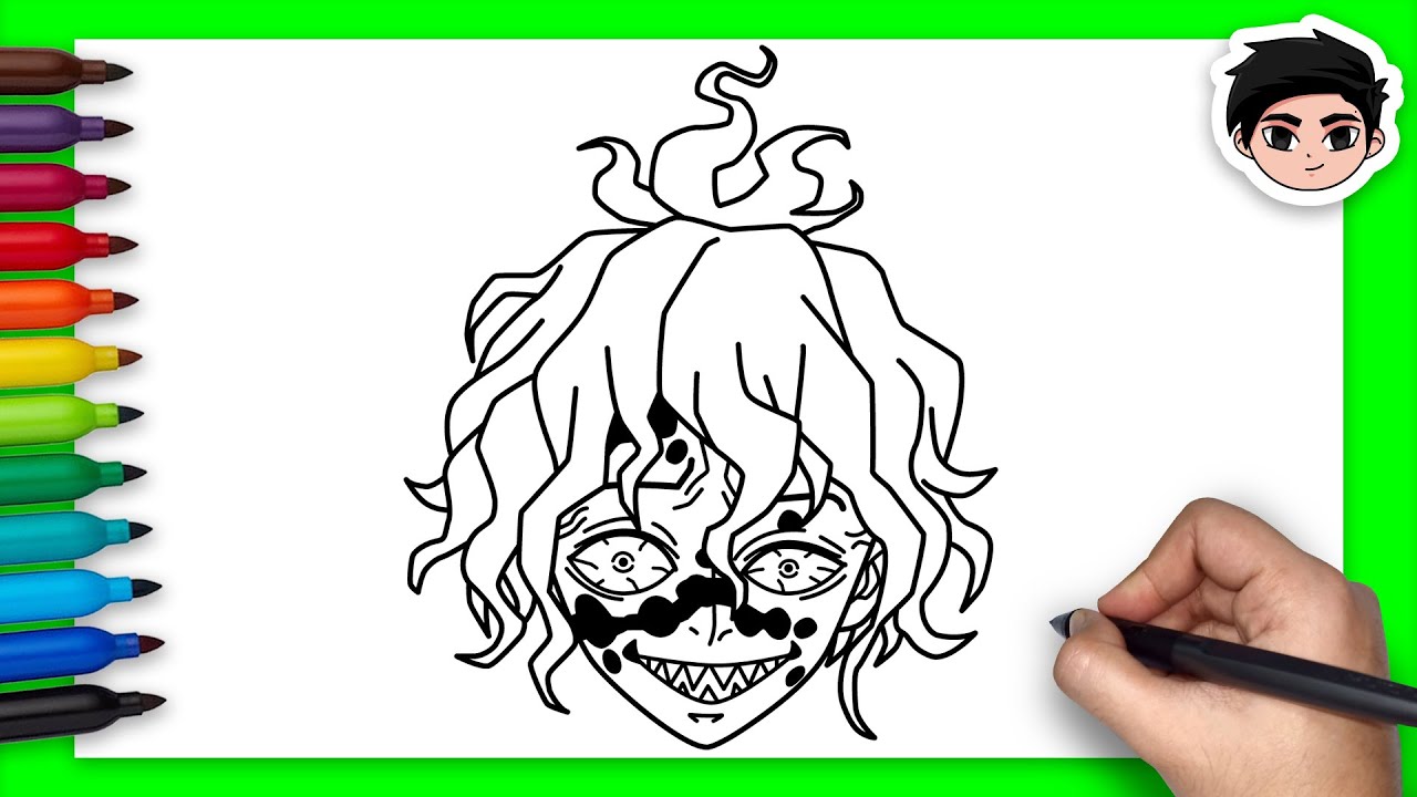 Como Dibujar Gyutaro (Demon Slayer)