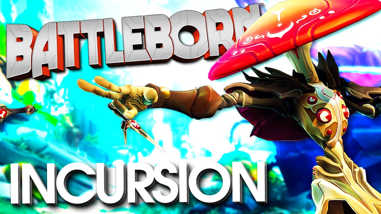 Battleborn - MIKO THE MUSHROOM HEALER - Incursion Gamemode Gameplay