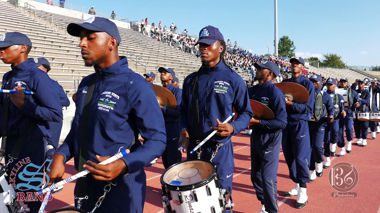 Jackson State University - Marching into Kincaide Stadium 