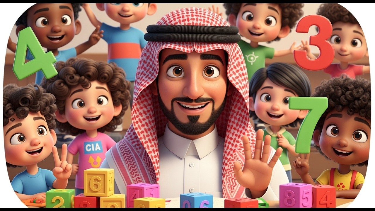 تعليم الحساب للاطفال درس ( 1 )  بطريقة سهلة ومرحة #تعليم_الاطفال #الحساب_للاطفال