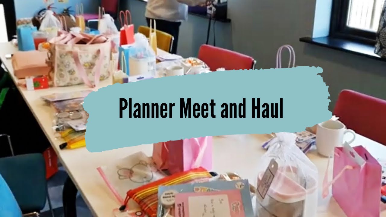 Planner Event - Review and Haul of all the things - Planner Workshops and Swaps!