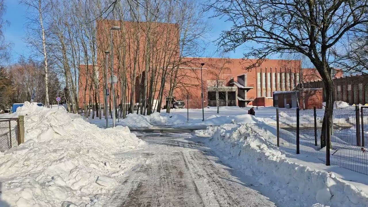 🇱🇹 Klaipėda: Sulupės g. - Taikos pr. -6°C 15:22 2026 m. vasario 17 d. #klaipėda
