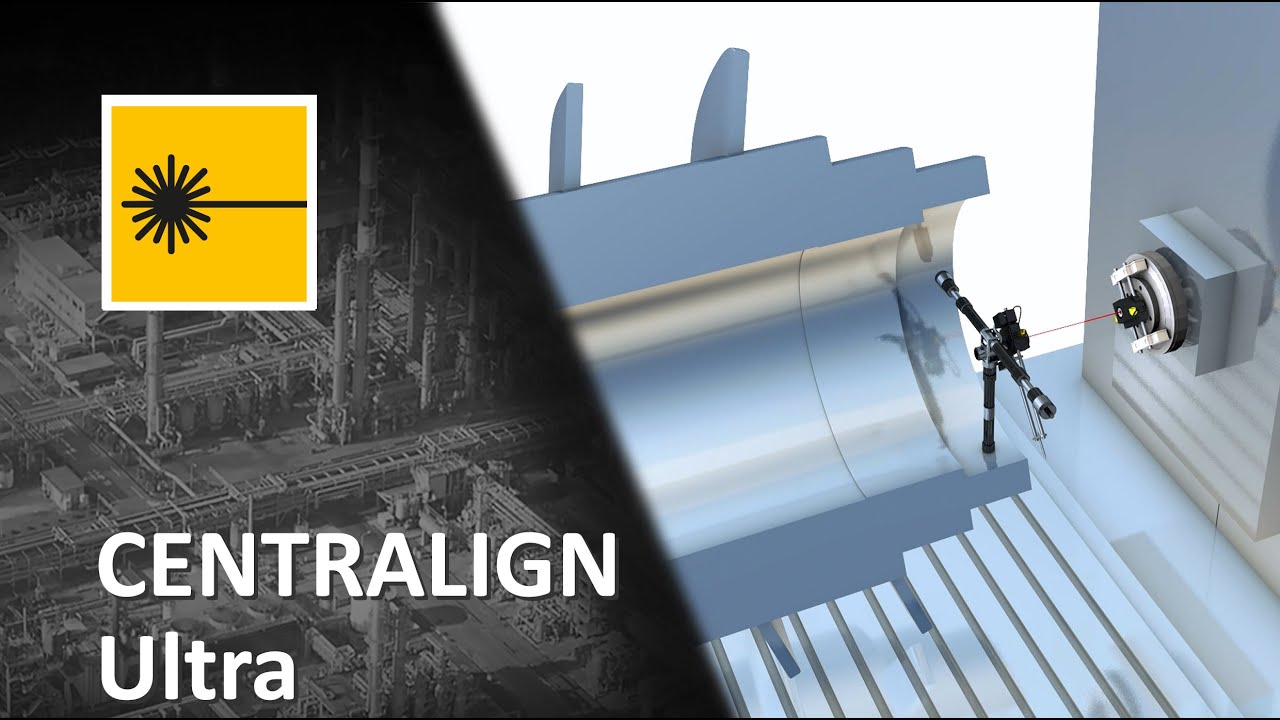 Bore alignment on a screw press using the PRUFTECHNIK ROTALIGN Ultra