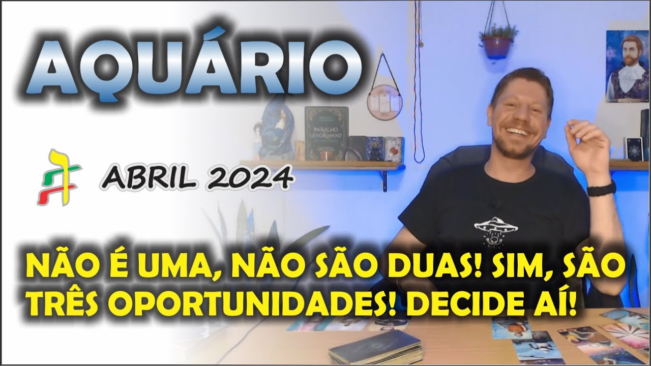 AQUÁRIO ♒ ABRIL ⚡ UM PASSADO E UM FUTURO E ALGO NOVO Q/ CHEGA E TE DEIXA SEM AÇÃO! VC DECIDE!
