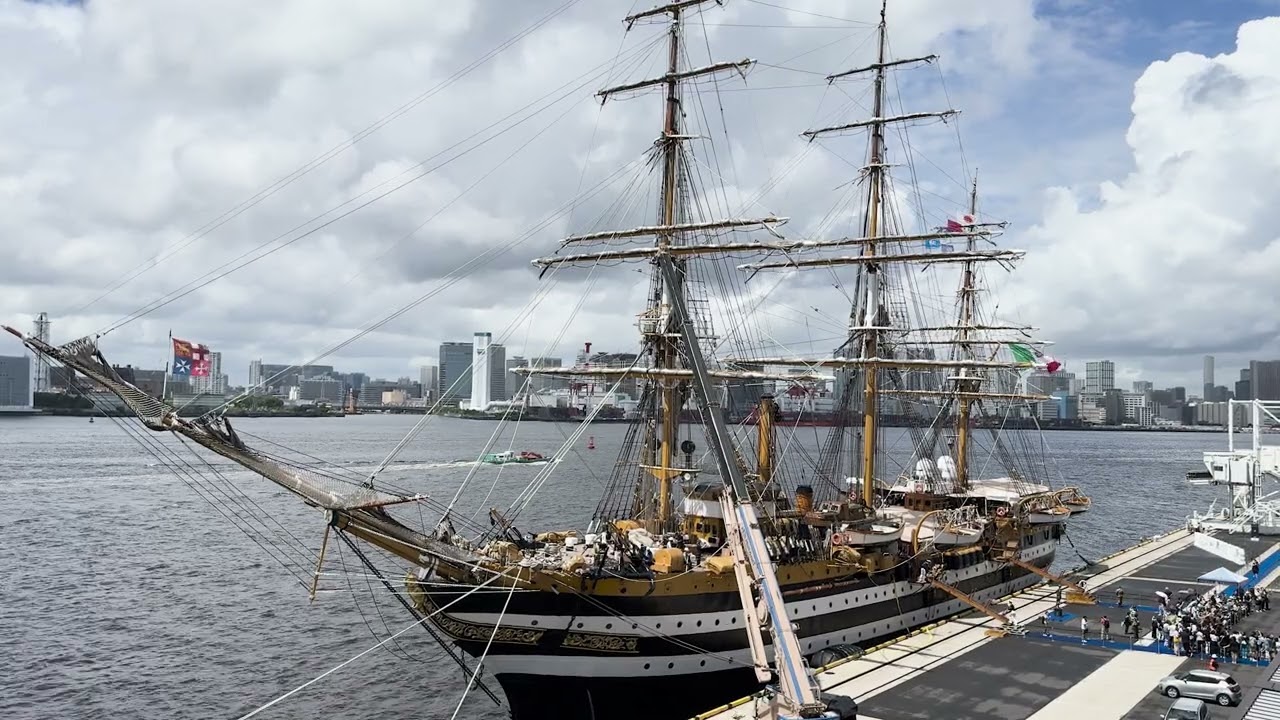 イタリア海軍帆船「Amerigo Vespucci アメリゴ・ヴェスプッチ号」東京寄港