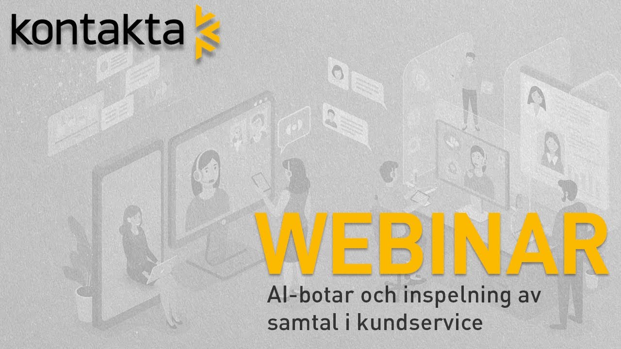 AI-botar och inspelning av samtal i kundservice
