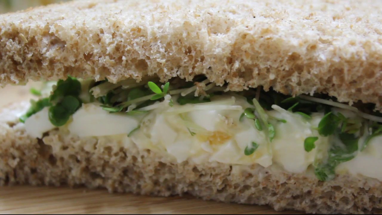 Egg & Cress Sandwich Recipe: Seasoned Egg Mayonnaise with Salad Cress