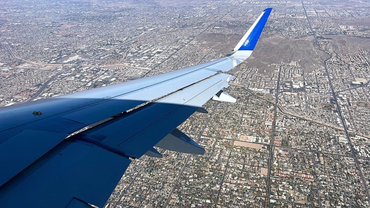 Brand New! | United Airlines Airbus A321NEO | Gorgeous Landing At Phoenix Sky Harbor