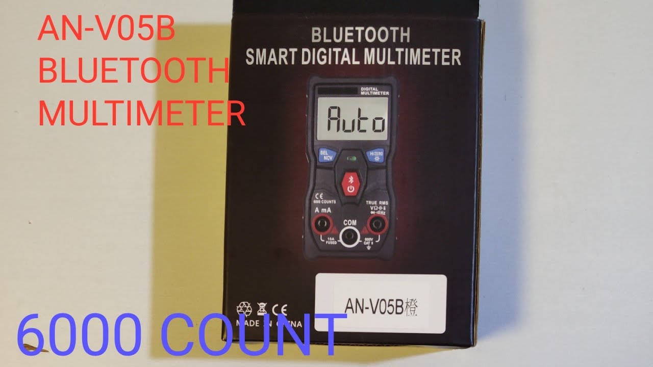 ANENG AN-V05B METER (6000COUNT)BLUETOOTH MULTIMETER,made in china