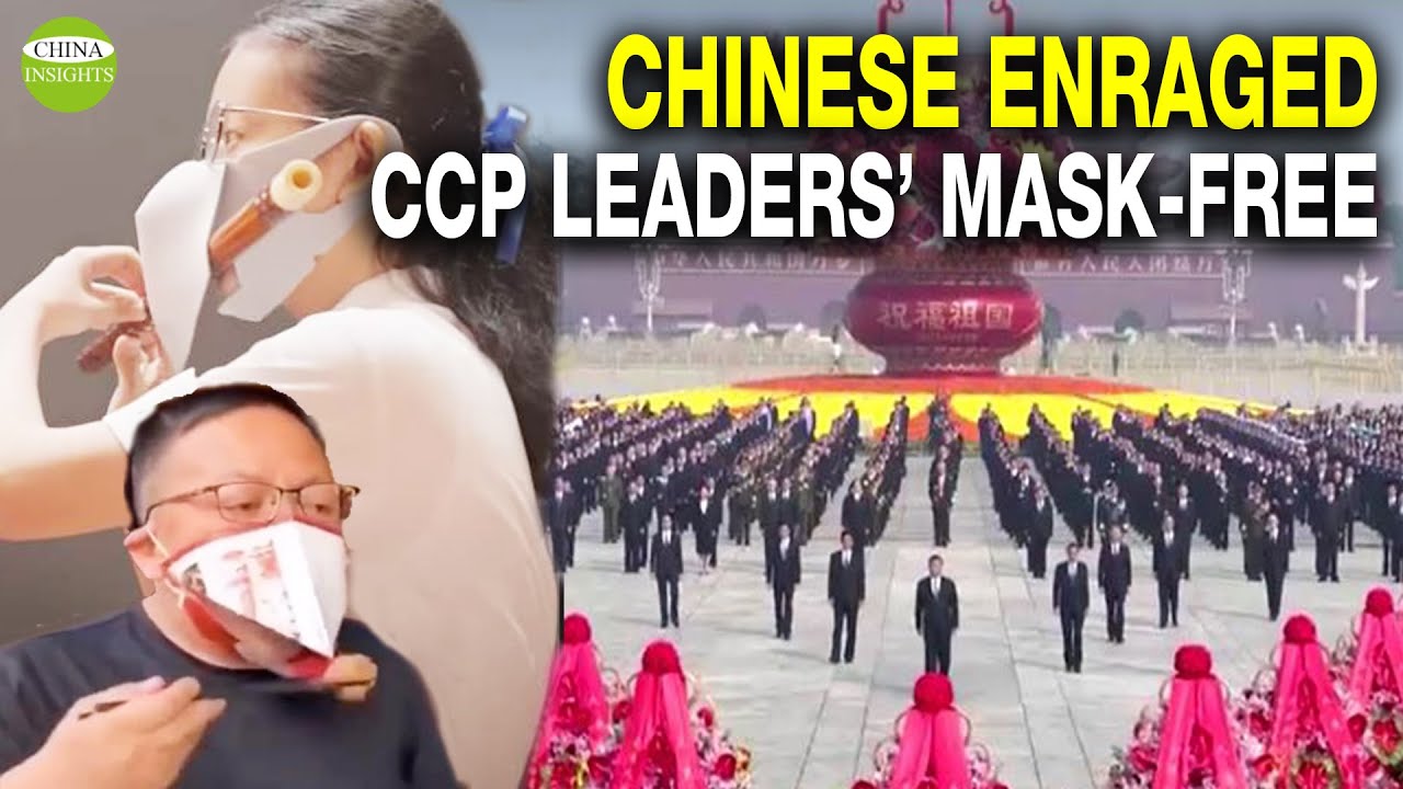 Crazy epidemic control is driving people  insane/Some Chinese asked to wear masks when eating
