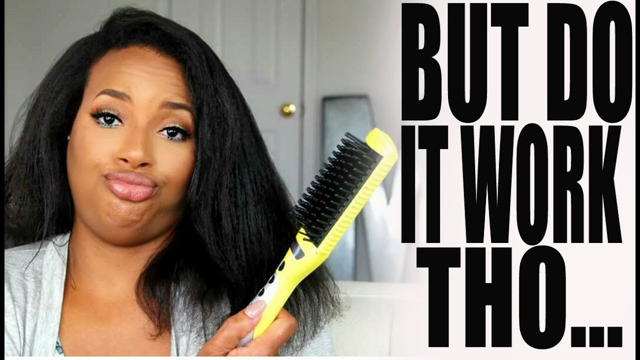 Electric Hair Brush Straightener?!!
