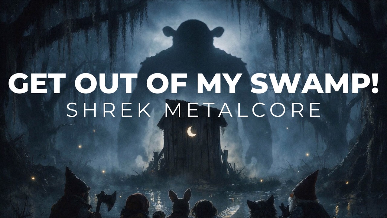 GET OUT OF MY SWAMP | Shrek Metalcore Song #shrek #metal #shorts