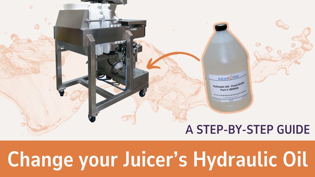How to Change the Oil in your Juiced Rite Model 100 Juicer