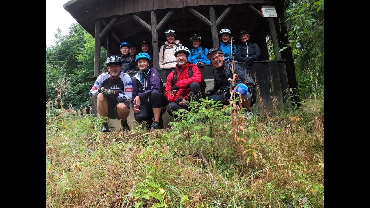 MTB Harz Cafe Winuwuk Radauer Wasserfall Eckerstausee Rangerstatio Scharfenstein. Nebel und Sonne.