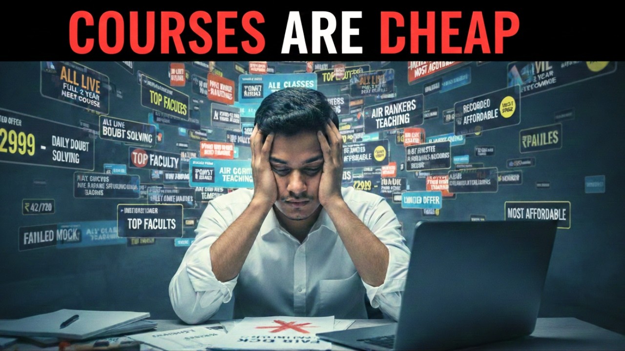 NEET / JEE  Courses are CHEAP AF !!! WHY you are still FAILING ? ( life changing video )