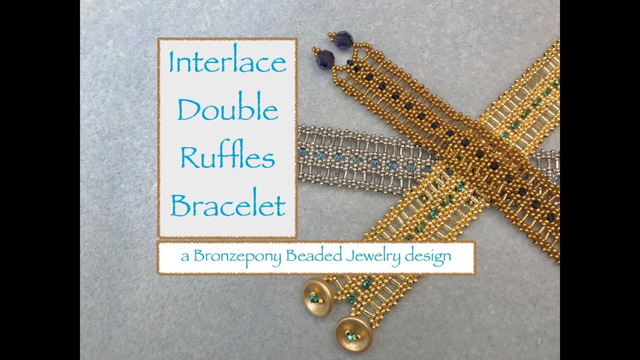 Interlace Double Ruffles Bracelet