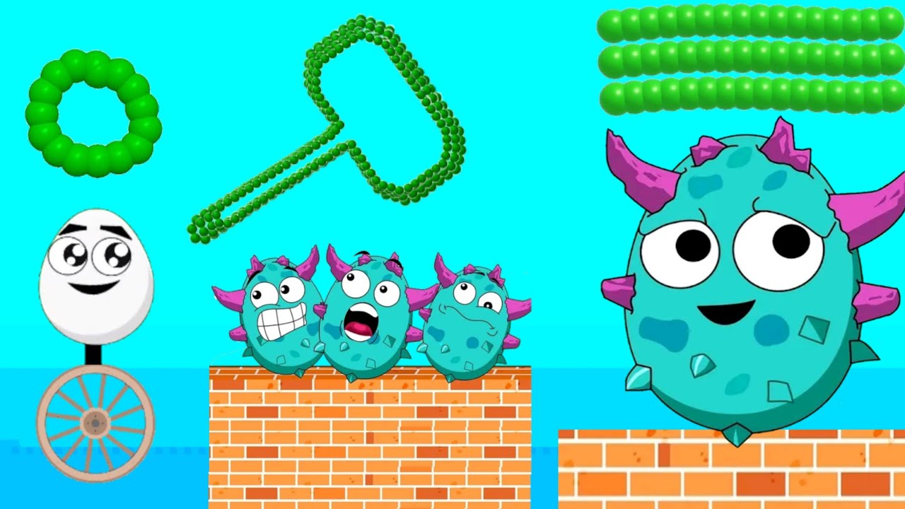DRAW TO SMASH - Break All: How to Draw? Smash Egg - Asmr Puzzle Game (Level 1/50)