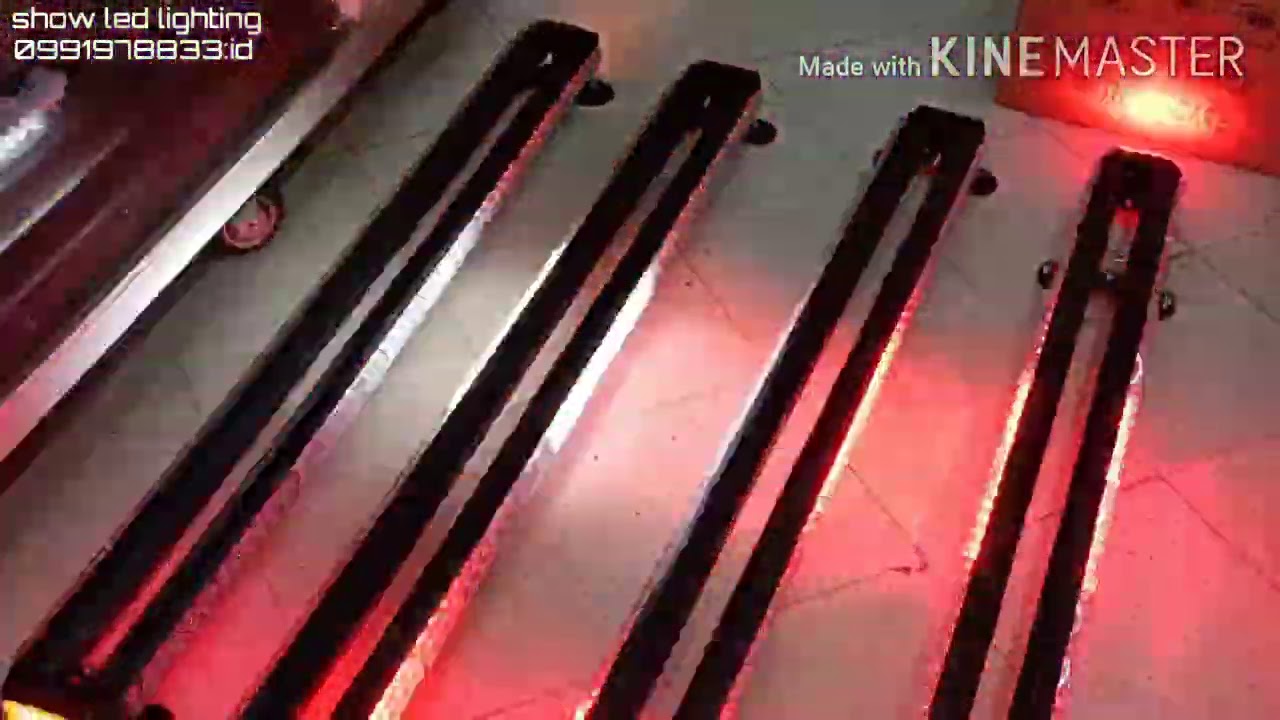 ไฟ LED ไฟไซเรนติดหลังคา 120cm 8ท่อน 4หน้า มีข้าง 12v 3w เต็ม ไฟฉุกเฉิน ไฟกู้ภัย ไฟกู้ชีพ