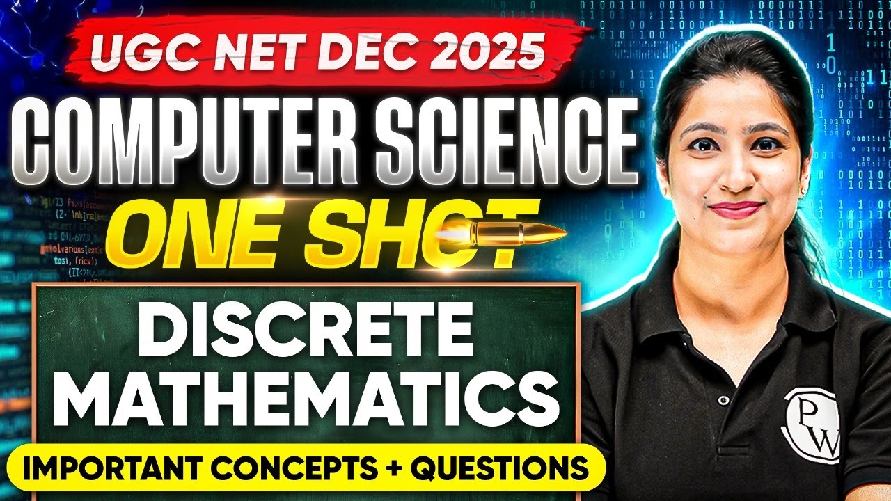 UGC NET Dec Computer Science Classes 2025 | UGC NET Computer Science Discrete Mathematics PYQs