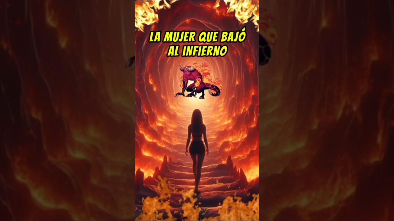 La mujer que baj&oacute; al infierno #terror #miedo