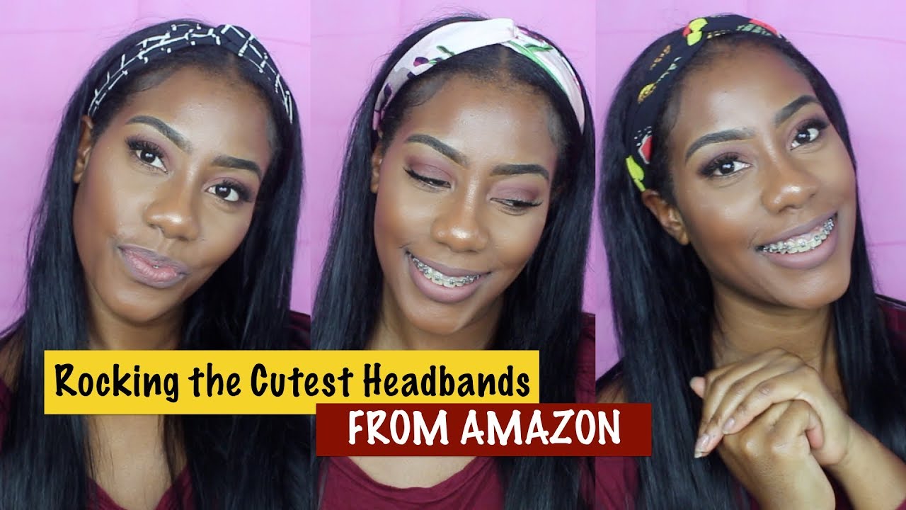 Rocking the cutest headbands from Amazon